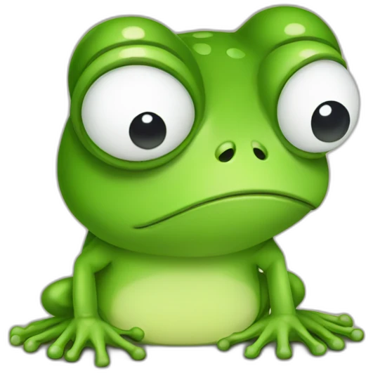 sad frog emoji