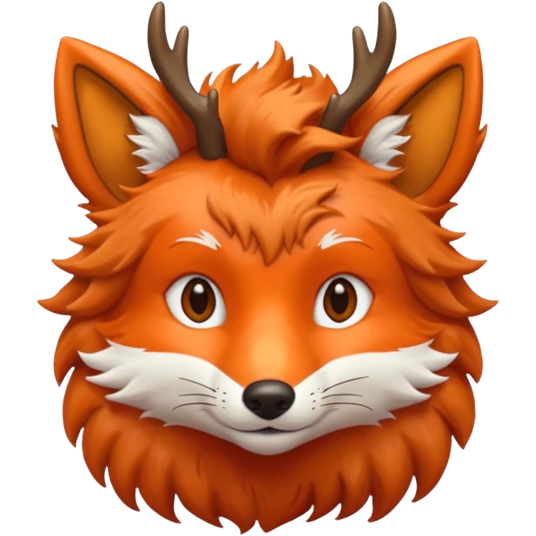 Fox with antlers emoji