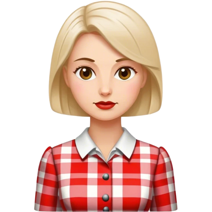  polish woman politician plaid dress emoji