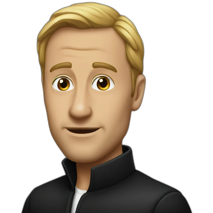Éric Zemour sur un noir emoji