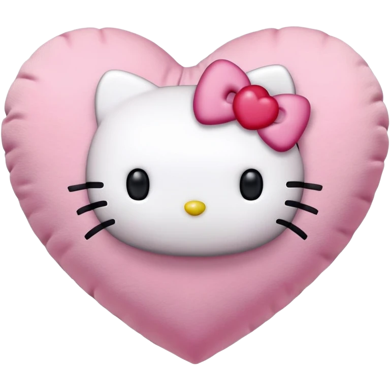 hello kitty heart emoji