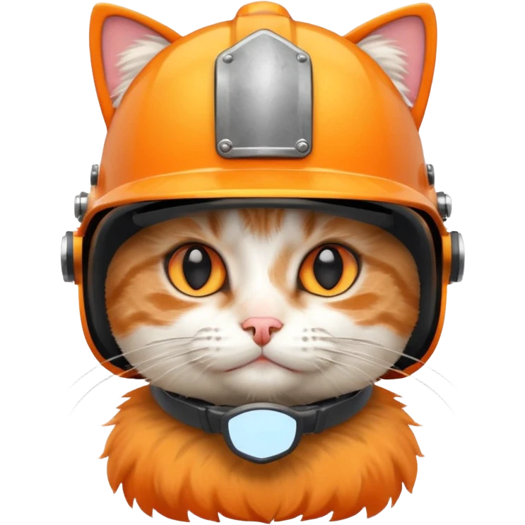 Котик в шлеме  emoji