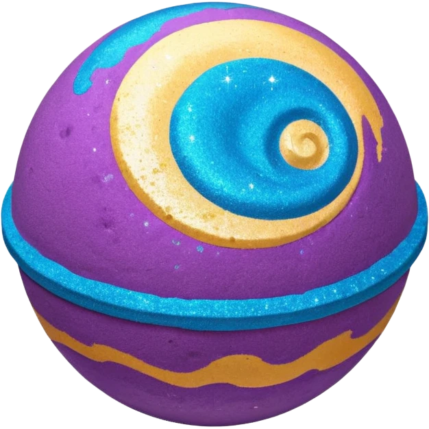 lush intergalactic bath bomb emoji