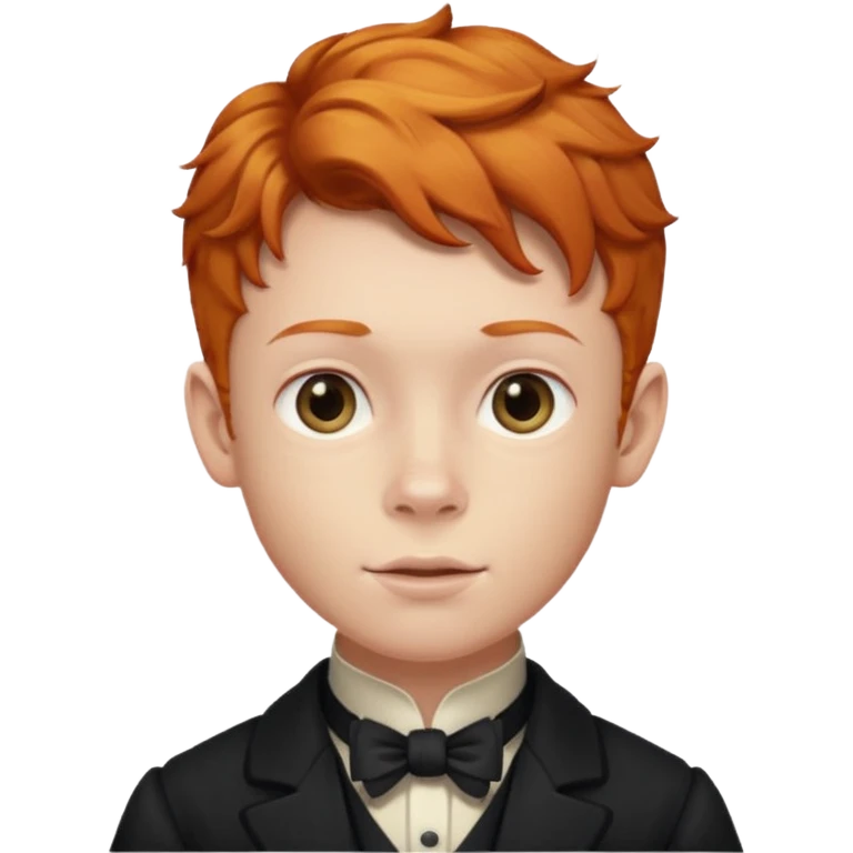 Ginger boy from the Victorian era  emoji