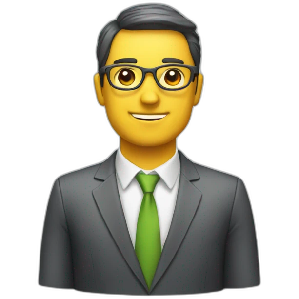 Artificial intelligence manager, developer emoji