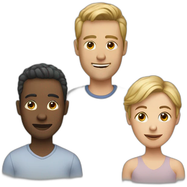 3 people emoji
