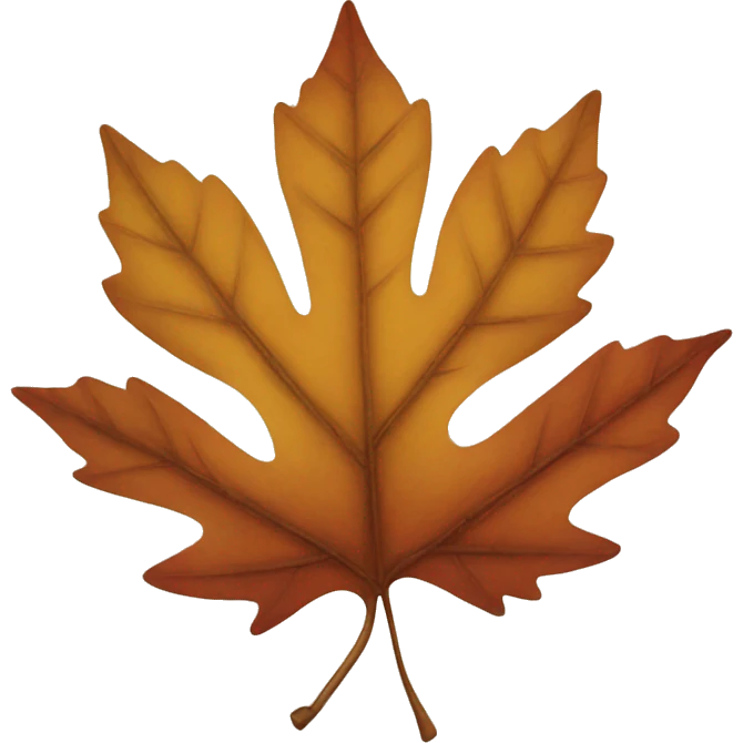 Fall leaves emoji