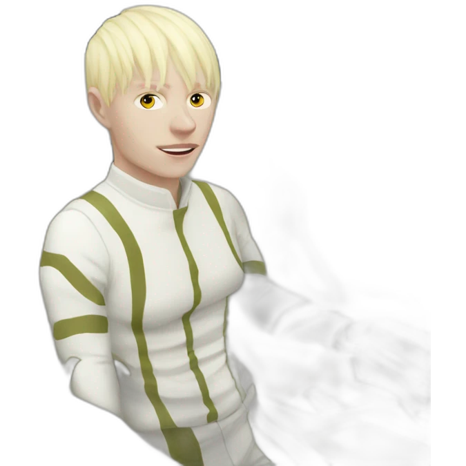 Lamborghini albino striped army emoji