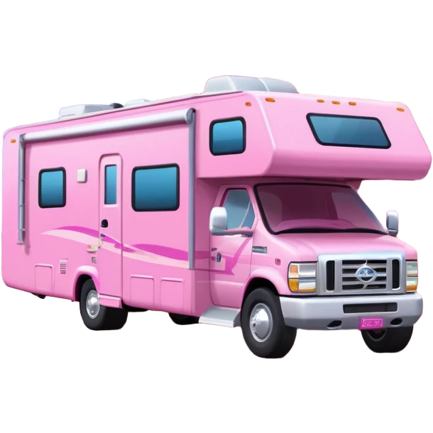 Barbie style motor home rv off-roading rock-climbing desert Winnebago  emoji