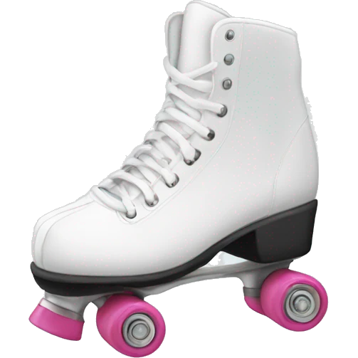 white roller skates emoji