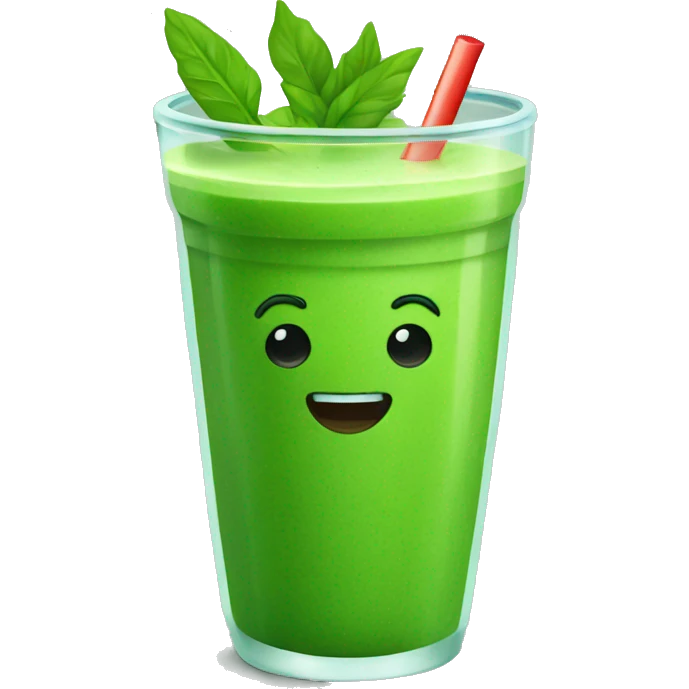 Green smoothie  emoji