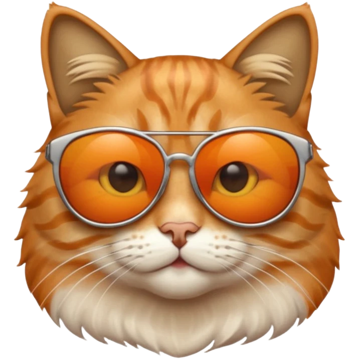 Cat wearing sunglasses emoji