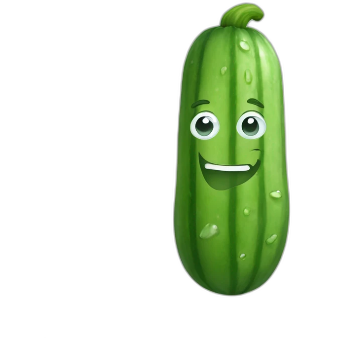 Cucumber-with-water emoji