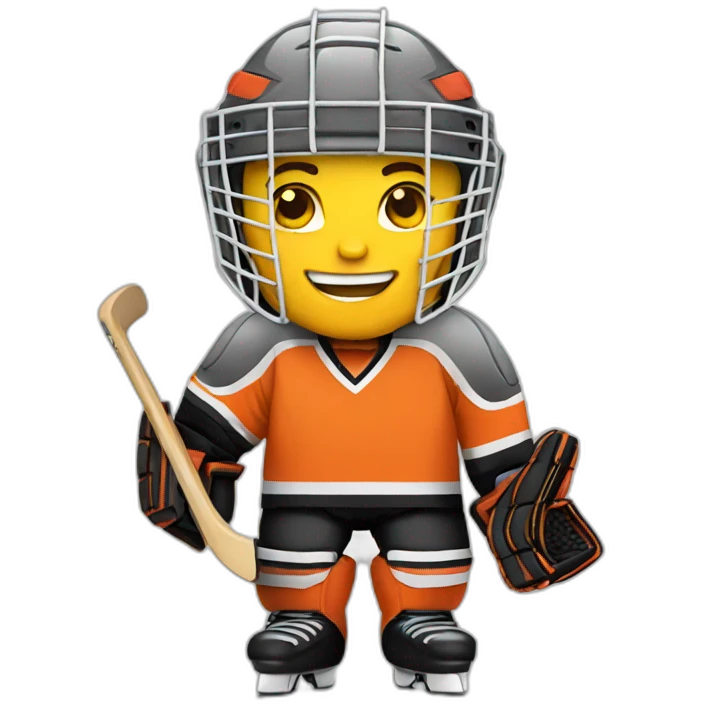 Hockey goalie emoji