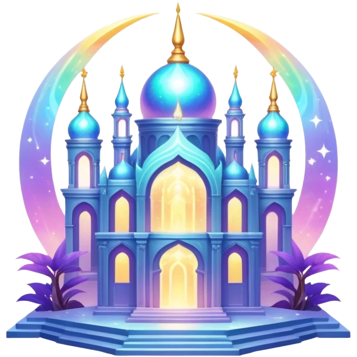 Epic divine legendary celestial complex detailed iridescent aesthetic-scenery-Decorationsm emoji