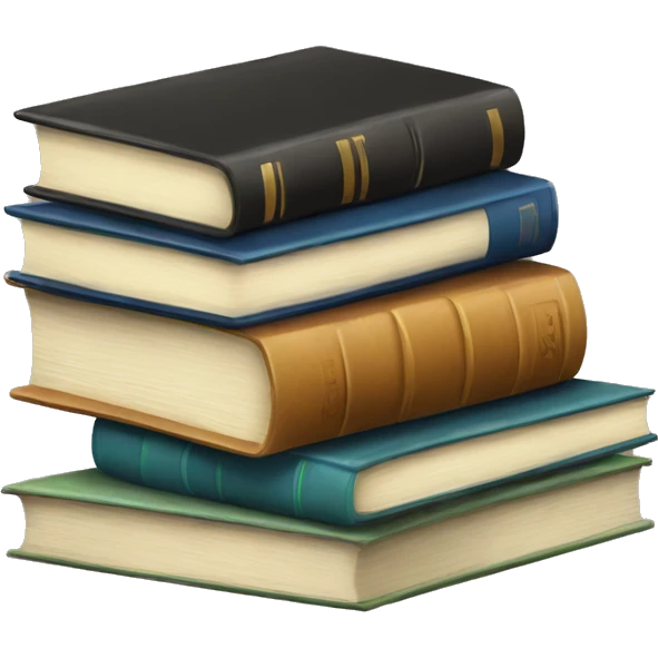 Stacked books emoji