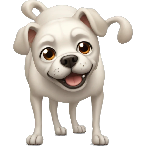 Dog with 8 legs emoji