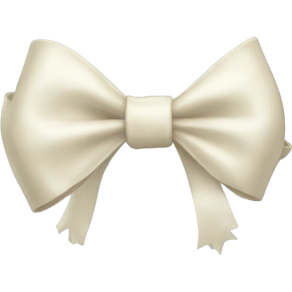 Ivory bow emoji
