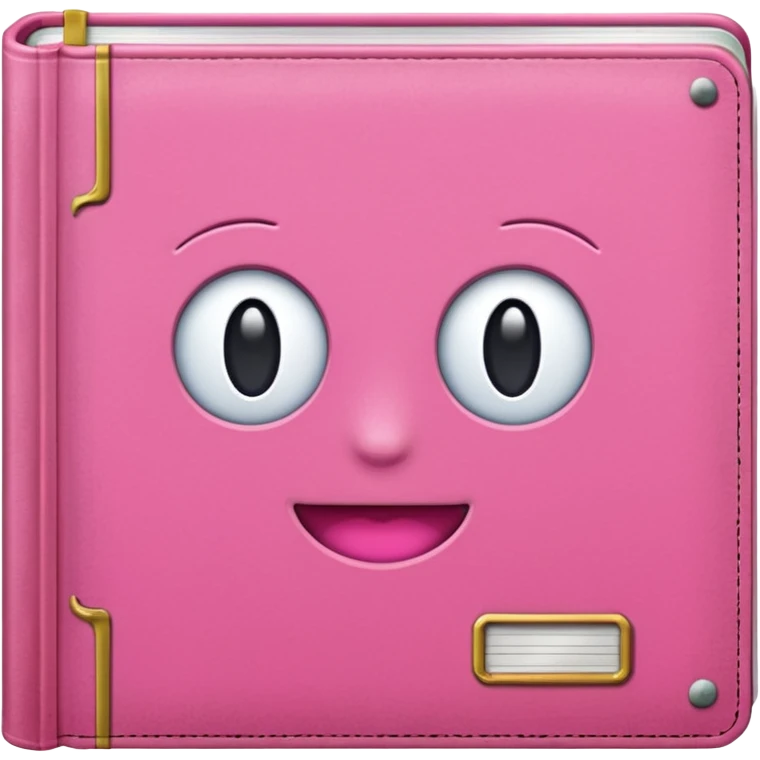 pink book emoji