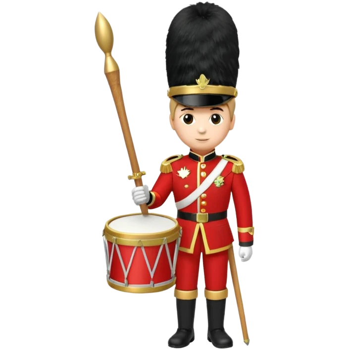 Toy Soldier drum parade emoji