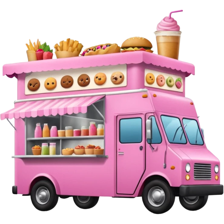 Festival Food Truck pink emoji