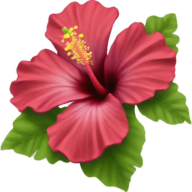 Hibiscus  emoji