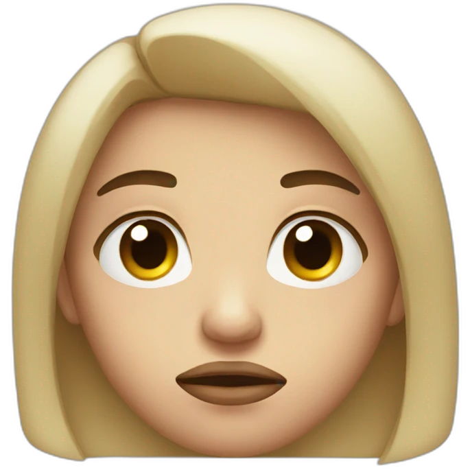 pouty face emoji