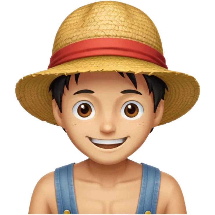 Lufy dans one pièce emoji
