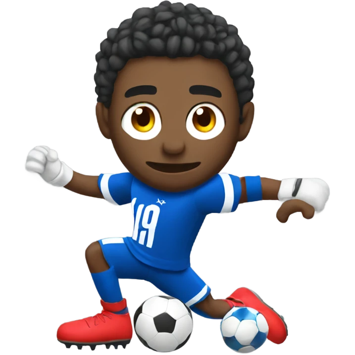 Footballer sonic emoji