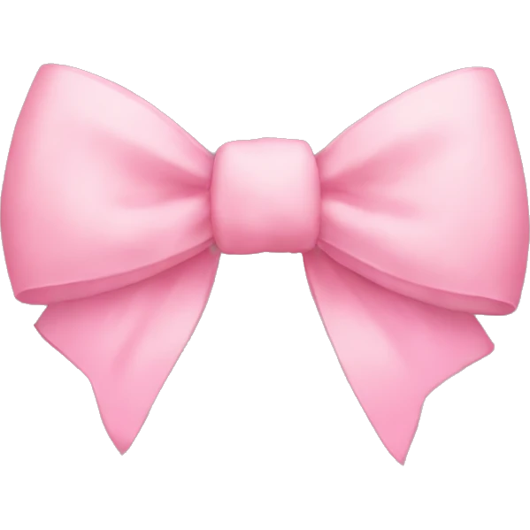 Aesthetic bow emoji