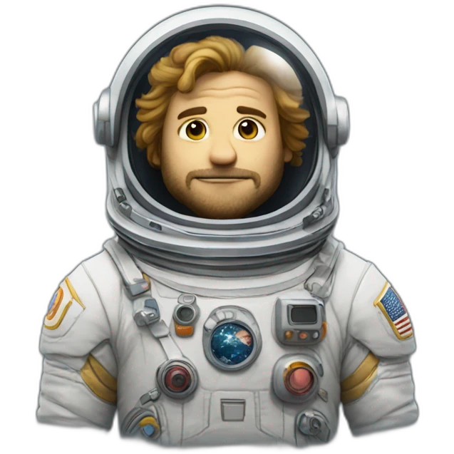 Leon astronauta emoji