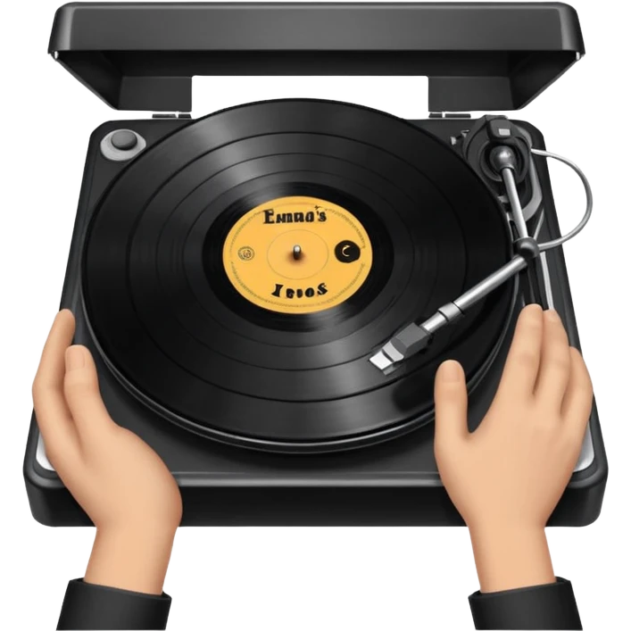 vinyl record player emoji