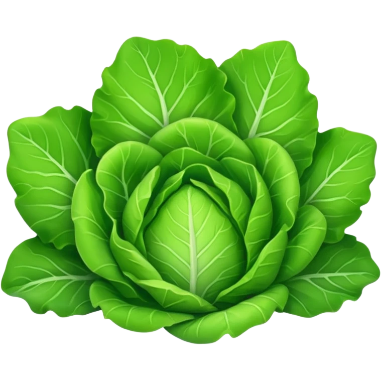 green lettuce emoji