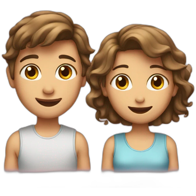 Two boy and one girl friendship emoji  emoji