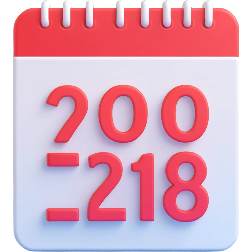 calendar icon 3D emoji style emoji