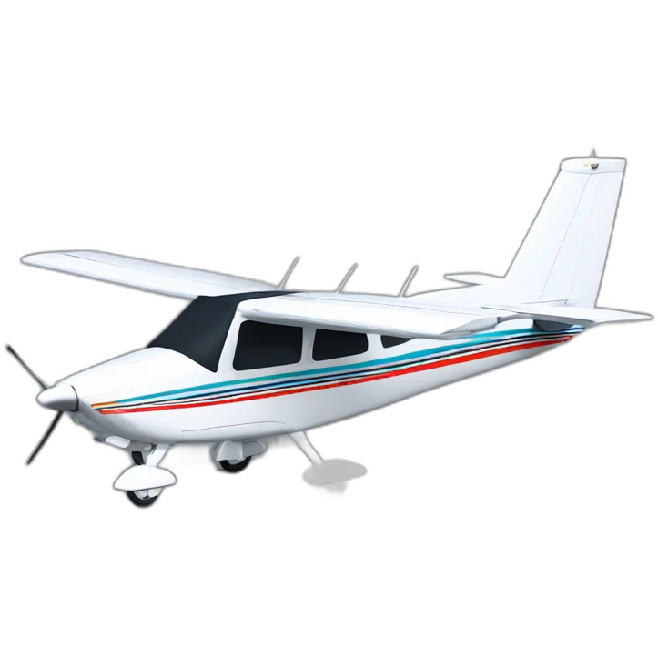 cessna modelo 206 colorfull emoji