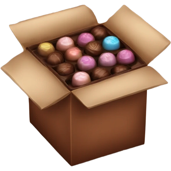 box of chocolate bonbons emoji