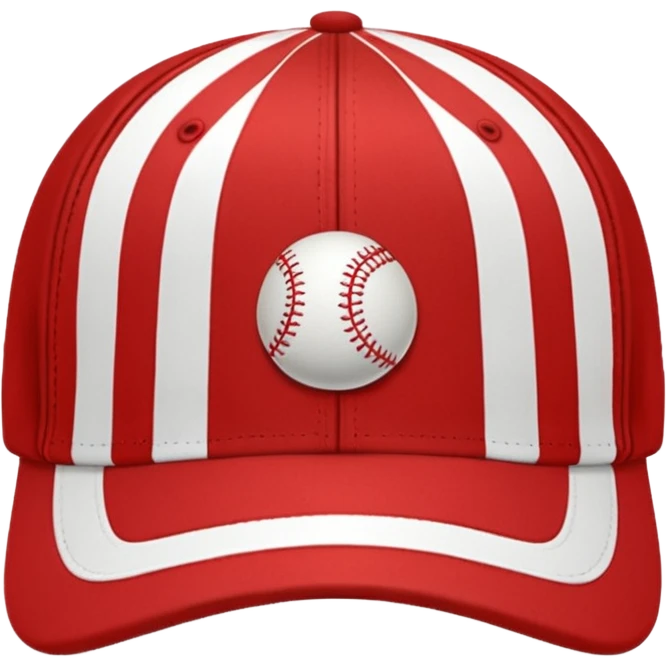 striped Baseball Cap emoji