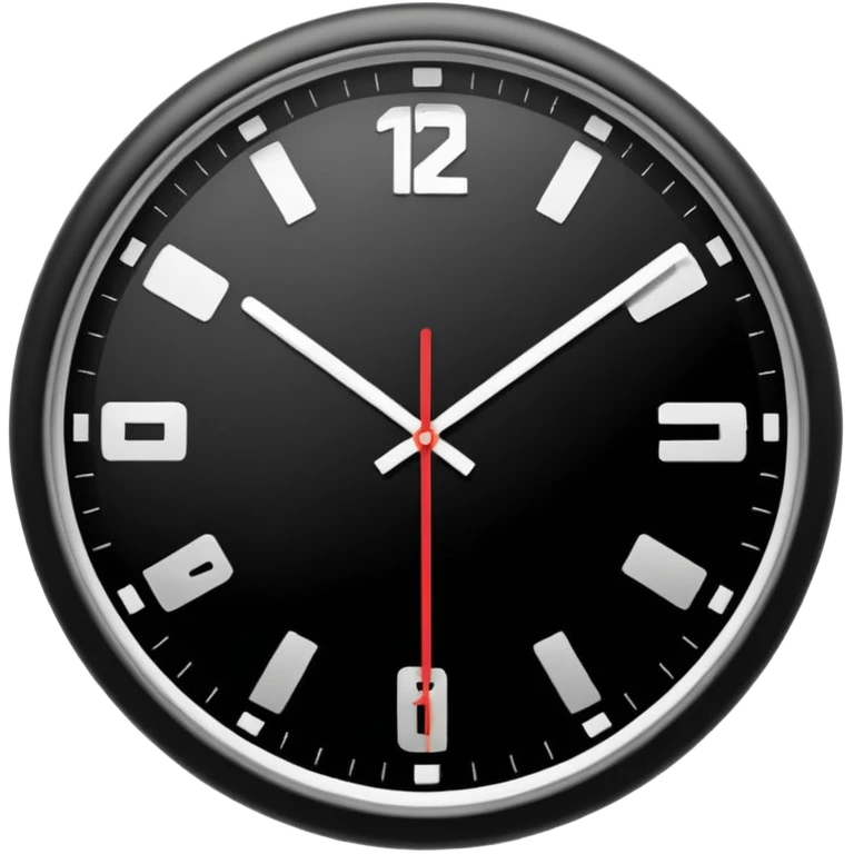 horloge indiquant 18h30 emoji