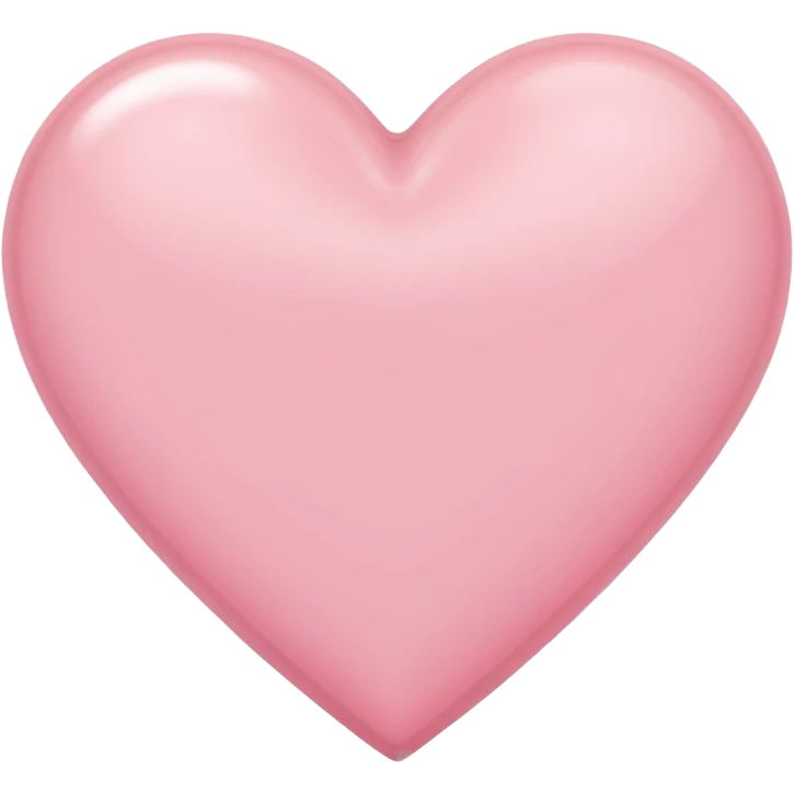 light pink heart emoji