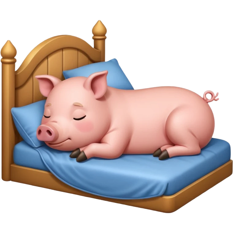 pig sleep emoji