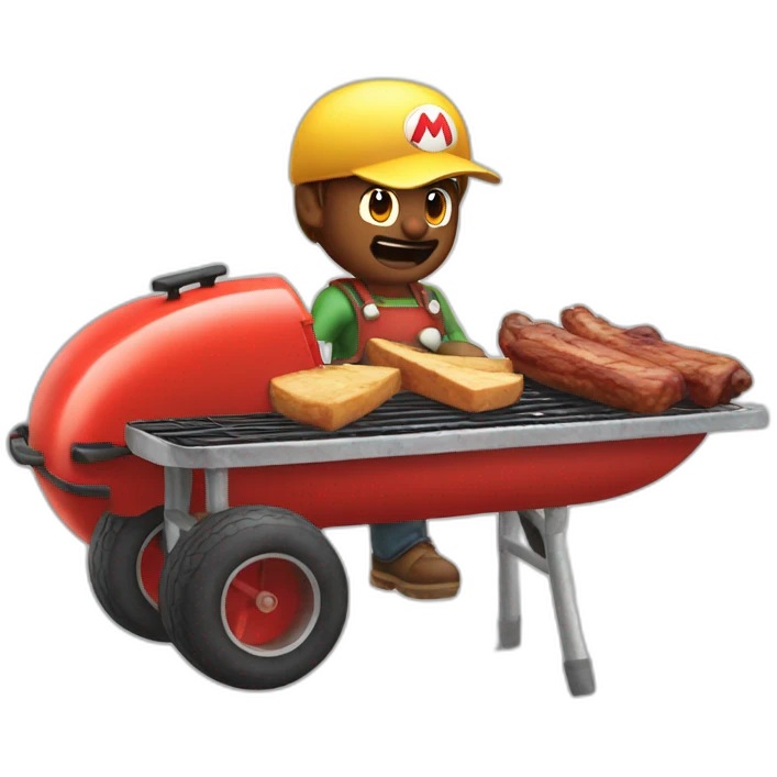 Bbq mariokart emoji