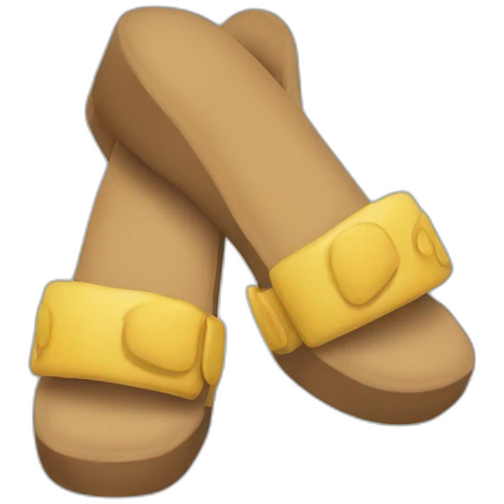 Claquettes emoji