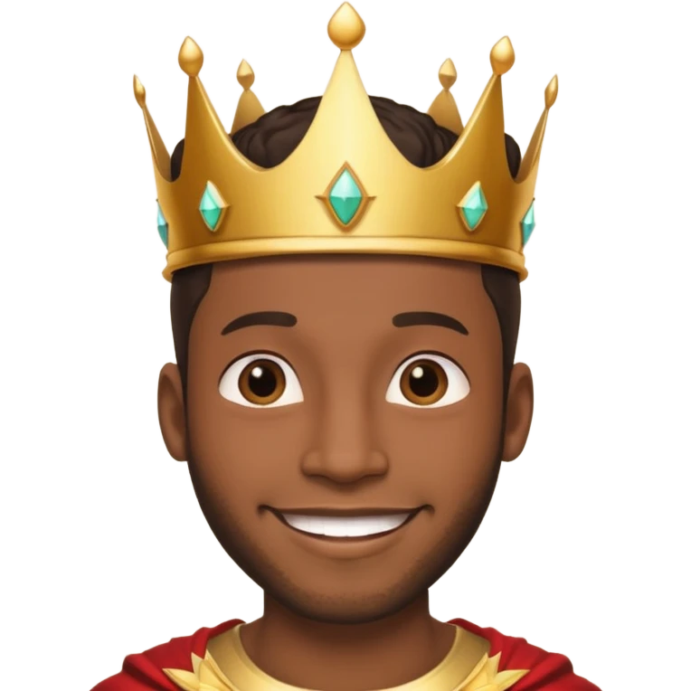 🫠🤴🏽 emoji