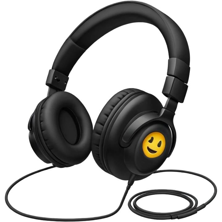 Headphones with microphone emoji