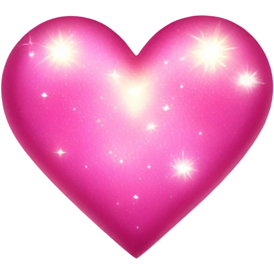 Pink magic heart  emoji