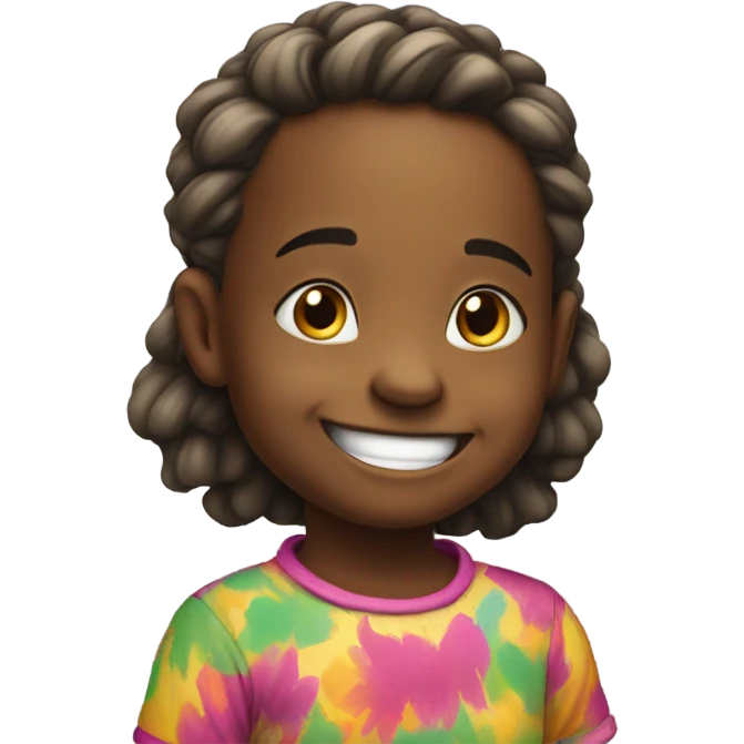 Little kid farting emoji