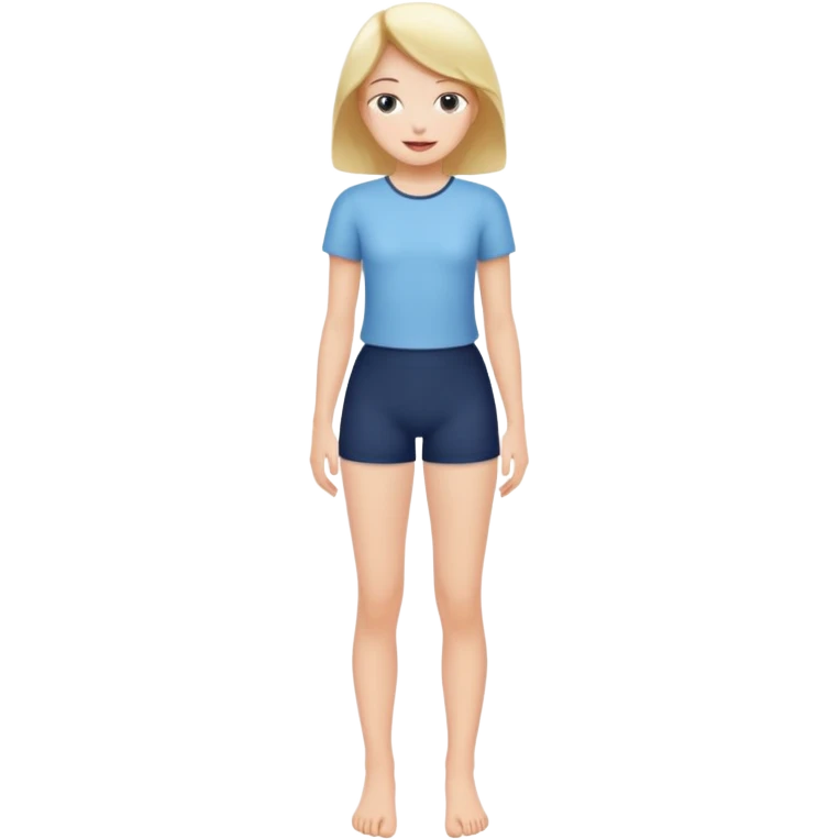 Nude girl legs opening  style  emoji