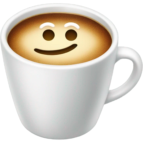 Coffee cup happy emoji