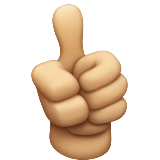 Thumbs up emoji